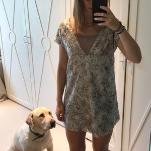 Free people loose sequin dress